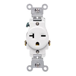 Leviton, 5821-W, 6-20R