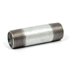 Rigid Steel Conduit Nipples, 1 1/4" X Close, Galvanized