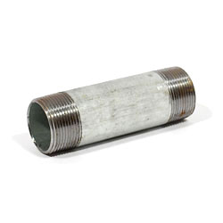 Rigid Steel Conduit Nipples, 1 1/2" X Close, Galvanized