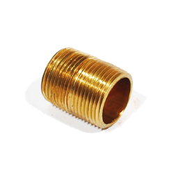 Smith Cooper, 1/8" X Close Brass Nipple, 86NI4001006C