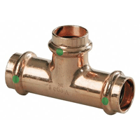 Aprroved Vendors, PCRT1005, Imported Copper Reducing Tee, 1" x 3/4" x 3/4" Copper Reducing Tee, PxPxP