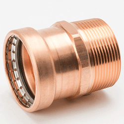 Approved Vendors, PCFA0012, Imported Copper Press Female Adapter, 1/2" Copper Press Female Adapter, Press x FPT