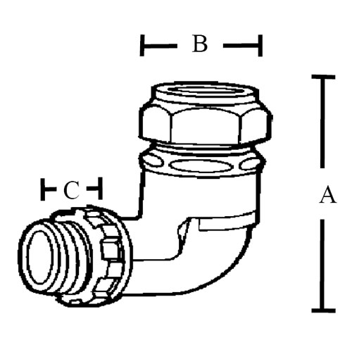 EMT 90° Connector